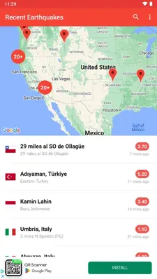 My Earthquake Alerts android App screenshot 3
