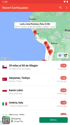 My Earthquake Alerts android App screenshot 5